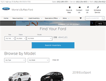 Tablet Screenshot of morriesbuffaloford.com